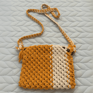 Bolso Bandolera de Macramé, Estilo Bohemio Minimalista Vintage, Tamaño XL, Bolso de Paja con Borlas Decorativas para Otoño e Invierno - Product Image 5