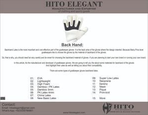 Gants de gardien de but de haute qualité en cuir pour unisexe, logo et design personnalisés professionnels, forte adhérence, bracelet réglable - Product Image 4