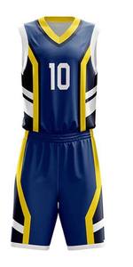 Uniforme de Baloncesto Transpirable de Alta Calidad, Diseños Personalizados, 100% Poliéster, Servicio OEM al por Mayor con Colores y Logotipos Personalizados - Product Image 2