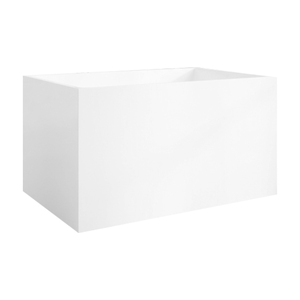 Baignoire autoportante en acrylique moderne et écologique blanche FW-5525D-35 pour salle de bain d'appartement - Product Image 5