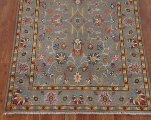 Tapis noué à la main en laine de haute qualité Oushak tapis lavable de style nœud turc pour salon et salle de bain tapis d'intérieur - Product Image 6