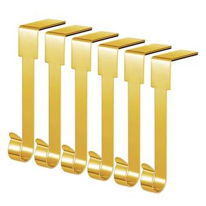 Soporte de calcetín de Navidad de Metal decorativo de primera calidad para chimenea Mantel Holiday Festive Hanging Display Organizer Rack - Product Image 5