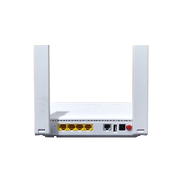 Modem WIFI6 ONU F6601M XPON Dual Band Ax3000 4GE 1TEL 2.4G/5G FTTH X-GPON Firmware Inggris Peralatan Fiber Optik POE