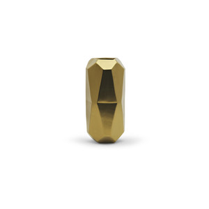 CGV5110GD - Large Gold Geometric <b>Vase</b> - 5x10H - Product Image 1