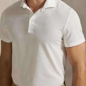 Camiseta de Golf de Manga Corta para Hombre, Estilo Nuevo, Tejida, 100% Algodón, con Estampados Personalizados por Sublimación, de Secado Rápido - Product Image 5