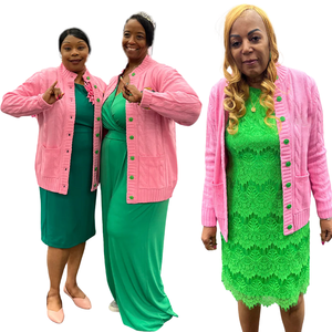 Pull-over en tricot personnalisé, couleur et broderie au choix, dernier modèle, pour sororité, fraternité, université, unisexe. - Product Image 5