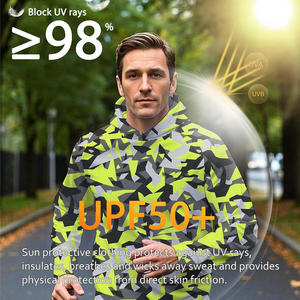 Chemise à capuche de pêche personnalisée pour hommes avec logo personnel Protection UPF Haut à capuche léger à séchage rapide pour l'image de marque - Product Image 4