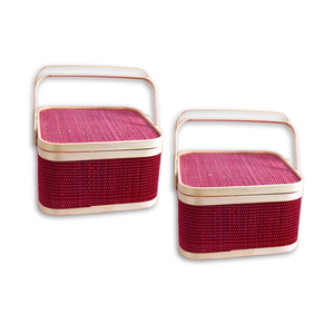 Vente chaude Offrez un cadeau à la fois beau et écologique avec des paniers-cadeaux en bambou de haute qualité - Product Image 1