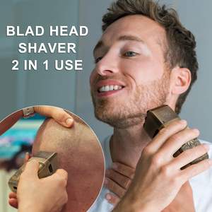 Rasoirs sans fil rechargeables, rasoirs électriques étanches IPX7 pour le visage, mini rasoir électrique avec manuel d'utilisation en allemand - Product Image 2