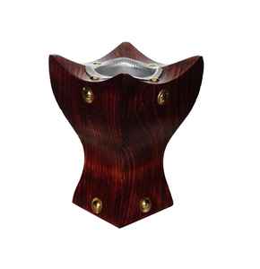 Quemador de Incienso con Incrustaciones de Madera de Acacia Árabe, Ecológico, Inspirado en Bakhoor, Artesanía de Oriente Medio, Uso Religioso, Z F CRAFT - Product Image 1