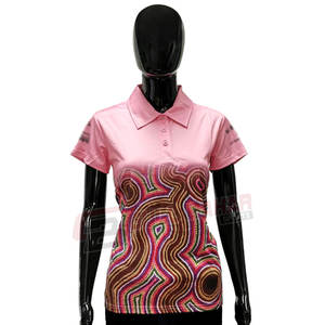 Camisetas de polo personalizadas para mujer, sublimadas en lona de algodón y poliéster con tu propio logotipo - Product Image 1