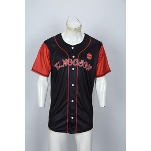 Maillot de baseball style streetwear vierge à boutons, vêtement de sport respirant, logo personnalisé, 100 % polyester, unisexe, grandes tailles, séchage rapide, haute qualité - Product Image 3