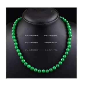 Modeschmuck Halskette im nationalen Stil Ein schicht iges Harz Halskette geformte Perlen Temperament Armbänder