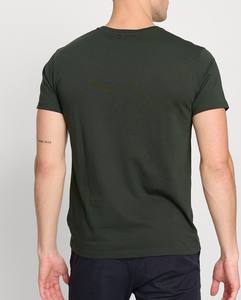 Chemise décontractée à manches longues pour homme, col rond, 100% coton satiné respirant, pour l'été - Product Image 3