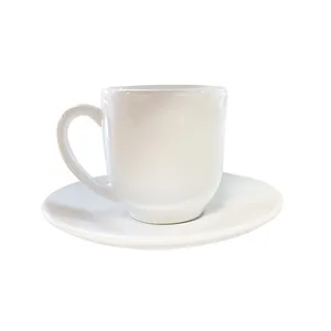 Ensemble de vaisselle promotionnelle personnalisée : Tasse avec soucoupe et gadget intégré - Product Image 1