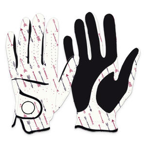 Gants de golf pour hommes à la mode de qualité supérieure en cuir Cabretta respirant confortable Logo personnalisé nouveaux gants de golf sublimés camouflage - Product Image 4