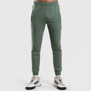 Pakistan Factory Manufactured Men's <b>Mint</b> Green Slim Fit Jogging Trousers Thick Fleece Casual Blank Trousers on Sale - Product Image 3