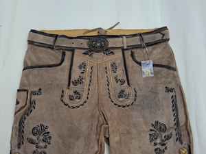 Ropa clásica tradicional alemana, ropa de fiesta Oktoberfest Vintage para hombre, pantalones cortos Lederhosen para hombre de calle alta hechos hermosos - Product Image 2