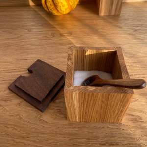 Caja de Sal de Madera de Alta Calidad, Hecha a Mano, Acabado Superior, Venta al por Mayor Directa de Fábrica, Precio Bajo - Product Image 1