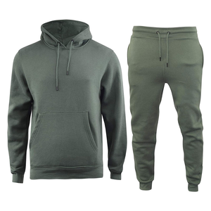 Jogger ropa deportiva algodón chándal hombres barato personalizado 2 piezas conjunto chándal - Product Image 1
