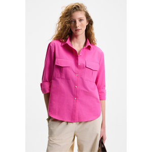 Chemise à col pour femme GRIMELANGE RIGO, manches longues, coupe régulière, fine et longue - Product Image 5