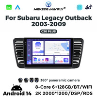MEKEDE & NAVIFLY X SERIES Android Car Multimedia Car Video IPS Screen 2 + 32GB System pour Subaru Legacy Outback 2003-2009