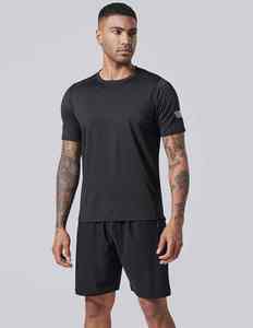 T-shirts d'entraînement camouflage pour hommes ensemble de hauts actifs vêtements de sport d'été vêtements de fitness vêtements de course en plein air vêtements de sport ODM Designs - Product Image 5