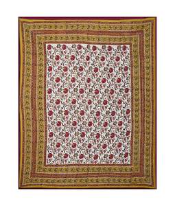 100% coton Jaipuri Razai couette main bloc impression literie luxe à la main couverture de qualité supérieure pour un usage domestique - Product Image 5