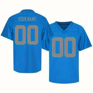 Camiseta de Fútbol Americano Bordada Personalizada con Nombre de Jugador, Uniforme de Fútbol Americano Resistente para Clubes y Escuelas - Product Image 6