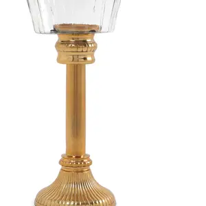 Pièce maîtresse de lampe de thé en métal de fer pour la décoration de Noël Design unique de luxe fait à la main - Product Image 5