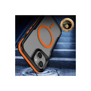 Funda Protectora de Silicona Naranja para MagSafe, Compatible con Airbag Edge, Antigolpes, para iPhone 15, Protección para Teléfono Móvil - Product Image 2