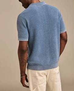 เสื้อเชิ้ตผู้ชายทรงปกติ ผ้าทอ แขนสั้น มีกระเป๋า ป้องกันรอยยับ สไตล์เรโทรลำลอง พิมพ์ลายโลโก้ดิจิทัลแบบใหม่ - Product Image 2