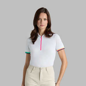 Camiseta Polo de Golf de Manga Larga con Cierre para Mujer, Ropa Deportiva de Alta Calidad 100% Poliéster, Camiseta Informal Lisa para Damas - Product Image 2