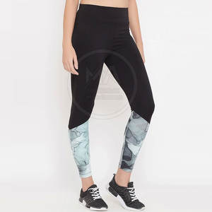 Último diseño personalizado mujeres Legging al por mayor sólido de alta calidad transpirable secado rápido peso ligero cintura elástica Yoga - Product Image 3