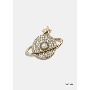 Breloque décorative Miss a Luxe 25 mm en pierre naturelle motif étoile religieuse avec placage or 24 carats et or 18 carats pour la fabrication de bijoux - Product Image 5