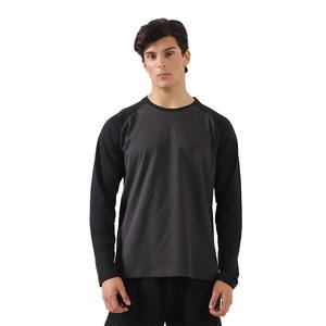 Luxury 100% Organic Cotton <b>Men's</b> <b>Raglan</b> Sleeve <b>T</b> <b>Shirts</b> Breathable Plain Custom Logo Long Sleeve Oversized Heavyweight <b>T</b> <b>Shirt</b> - Product Image 4