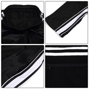 2025 personnalisé pour survêtements deux pièces polaire survêtement ensemble Polyester Joggers respirant hiver décontracté solide - Product Image 2