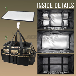 Bolsa de aseo de granero con almacenamiento multibolsillo para cepillos y púas de pezuñas, ideal para viajes, eventos de equitación y uso doméstico a la venta - Product Image 5