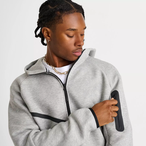 Sudadera con capucha con mangas acanaladas y cintura Sudadera con capucha acogedora para relajación Uso diario Sudadera con capucha Skatepark Deportes Casuales - Product Image 4