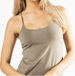 Débardeur uni pour femmes Design basique Vêtements quotidiens décontractés Fournisseur Logo personnalisé prix de gros pas cher Services OEM 2025 - Product Image 6