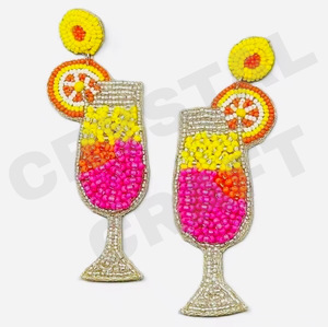 Boot Dangle <b>Earrings</b> New Arrival <b>Cross</b>-Border Handmade Beads Gold Trendy Creative for Parties Christian Style - Product Image 2