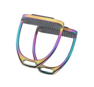 Nouvelle arrivée étriers d'équitation en acier inoxydable poignée de sécurité réglable léger fabricant OEM exportation - Product Image 6