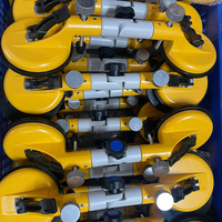 Ventosa Manual con Bomba de Mano Desmontable, Herramienta Multifunción de Nivelación por Tensión para Manipulación de Losas de Azulejos, Mármol y Granito