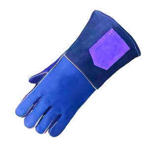 Guante de soldadura de cuero de nitrilo resistente al calor extremo Cómodo Seguridad de alta temperatura Uso profesional OEM ODM Látex disponible - Product Image 4