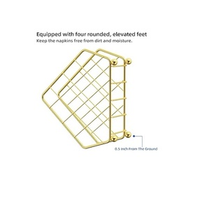 ที่ใส่ผ้าเช็ดปากโลหะรูปทรงต่างๆสำหรับร้านอาหารคาเฟ่ตกแต่งบ้านที่วางผ้าเช็ดปากแบบชนบท - Product Image 5