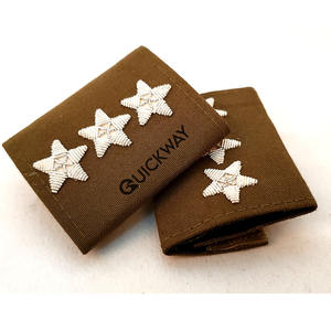 Épaulettes uniformes de compagnies aériennes professionnelles en gros personnalisées OEM épaulettes souples à enfiler pour les cérémonies - Product Image 3