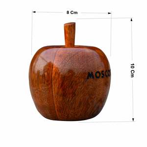 Pomme moderne en bois Décorations de Noël Décoration créative de la maison de l'Inde Cadeaux de nouveauté - Product Image 6