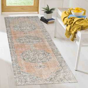 <b>Printed</b> Rug: Vibrant Floral Pattern <b>for</b> Dining Room or <b>Bathroom</b>,With Pile Soft Rug - Product Image 4