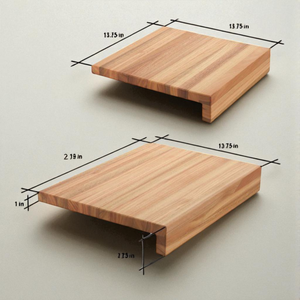 Planche à découper en bois gravée avec logo personnalisé pour les restaurants et la maison Vietnam - Product Image 2