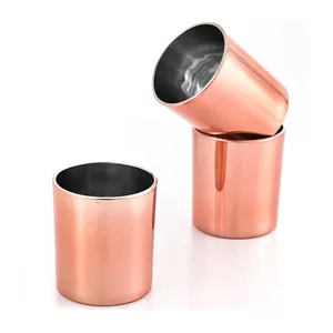 Pot de bougie en métal martelé haute vente Premium élégant pour la maison hôtel décor utilisation pot de bougie en métal en gros prix pas cher - Product Image 5